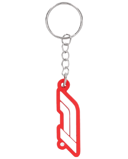 Formula 1 Rubberised Keyring