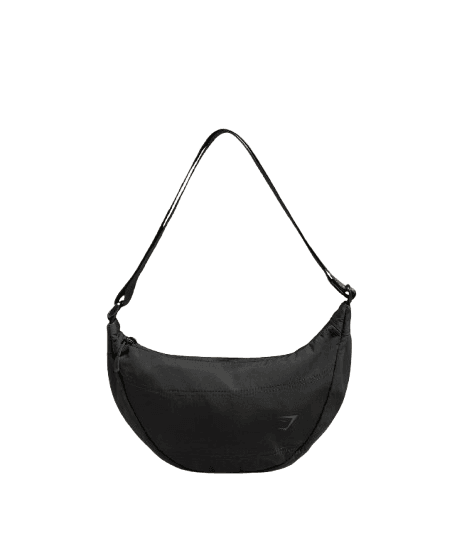 Gymshark Pleat Crossbody Bag - Black