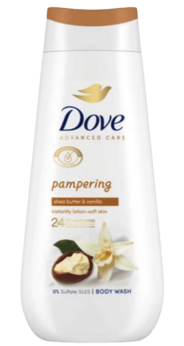 Dove Advanced Care Body Wash Pampering Shea Butter & Vanilla 225ml