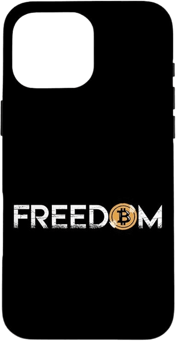 iPhone Bitcoin Crypto Freedom Case