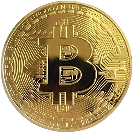 Gold Plated Bitcoin Coin Collectible
