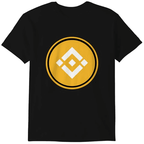 Crypto Currency Binance Coin Logo T-Shirt