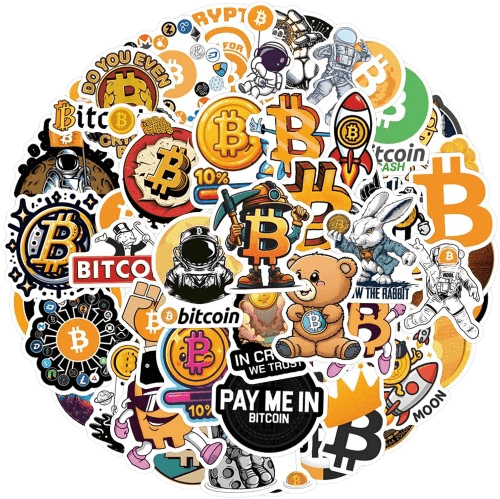 Bitcoin Crypto Stickers