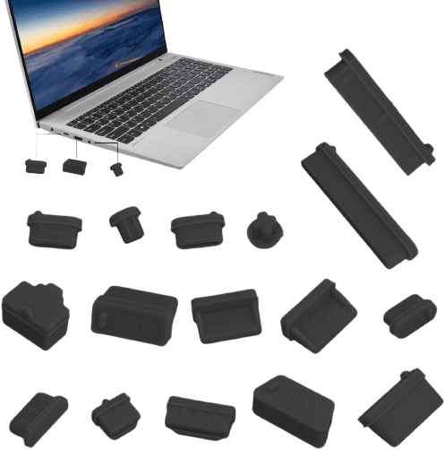 USB C Dust Cover, Silicone Port Protector Cap Set