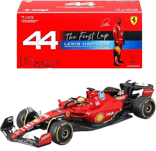 Ferrari SF-23 Fiorano Test Lewis Hamilton, 1:43 Scale Diecast Car