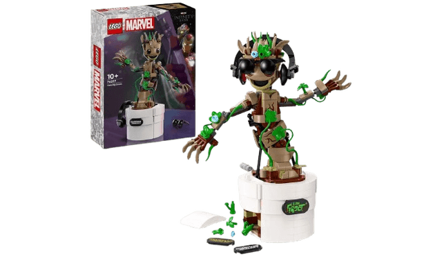 Marvel Dancing Groot Buildable Animated Toy 76297