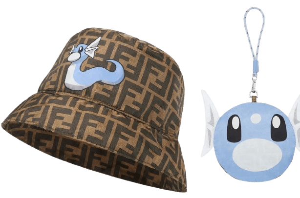 Fendi x FRGMT x Pokémon Nylon Packable Bucket Hat