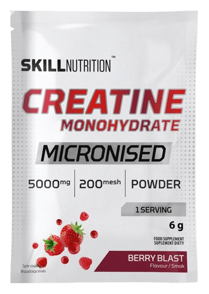 Micronised Creatine Monohydrate, Berry Blast - 6g (1 serving)