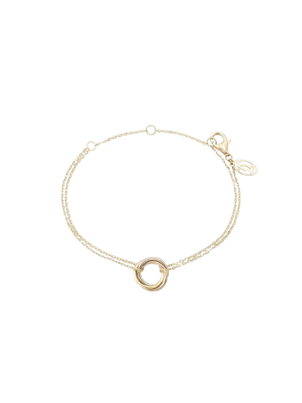 Cartier Trinity 18ct White, Yellow and Rose-Gold Bracelet