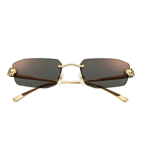 Cartier Panthère Geometric-Shape Sunglasses