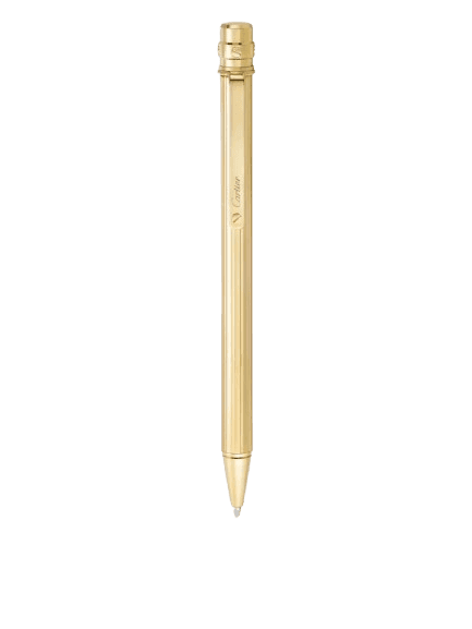 Cartier Santos de Cartier Small Gold-Tone Metal Ballpoint Pen