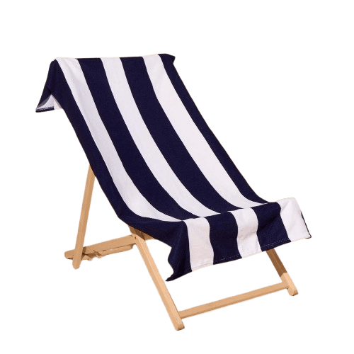 Stripe Beach Towel Navy