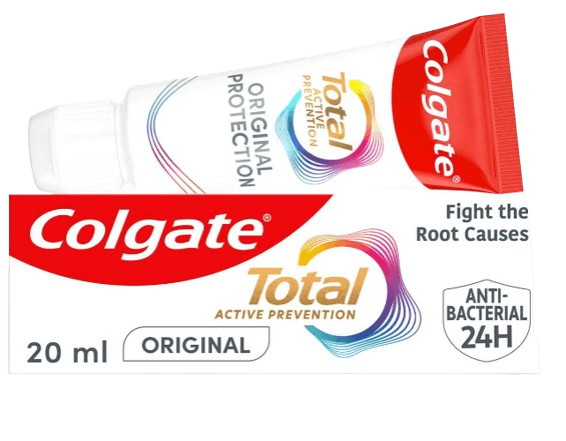 Colgate Total Active Prevention Original Travel Toothpaste 20ml