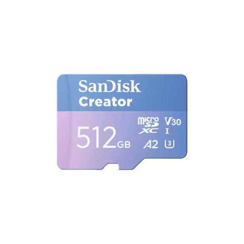 SanDisk Creator microSD Card - 512GB