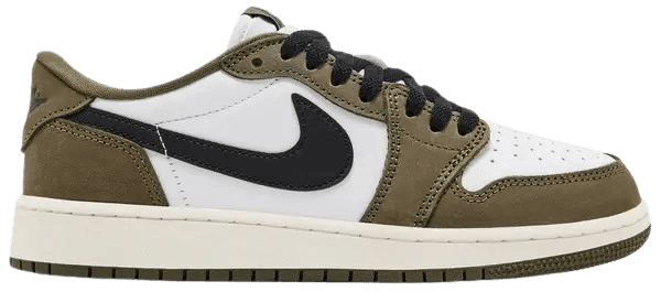 Kids Air Jordan 1 Low GS 'Medium Olive'