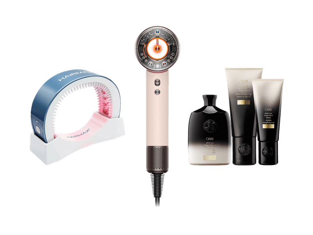Luxury Hair Bundle - Oribe Gold Lust + LASERBAND 41 ComfortFlex + Dyson Supersonic Nural