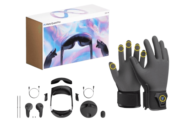 Virtual Touch Bundle - Meta Quest Pro + bHaptics TactGlove DK2