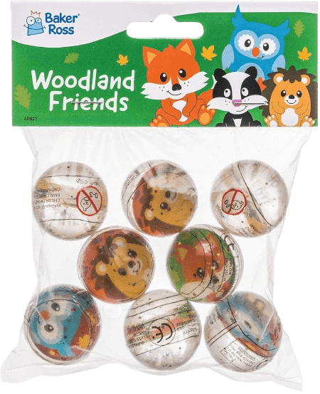Woodland Friends Jet Balls (Pack of 8)