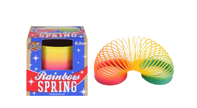 Rainbow Coloured Slinky