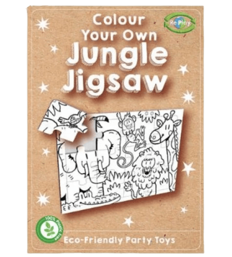 Mini Jungle Colour Your Own Jigsaw Puzzle