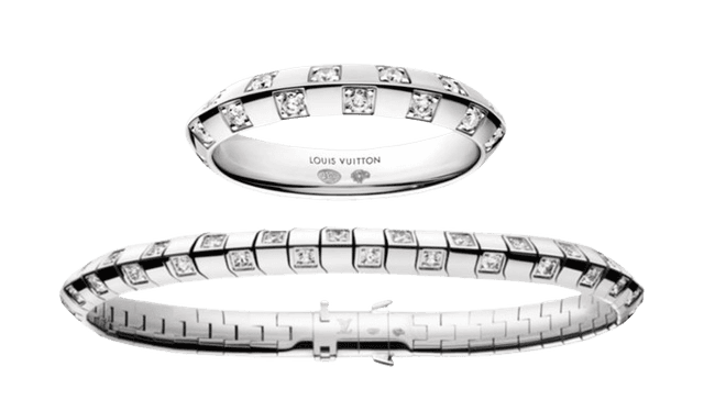 Le Damier de Louis Vuitton Jewellery Bundle - Medium Bracelet + Small Ring