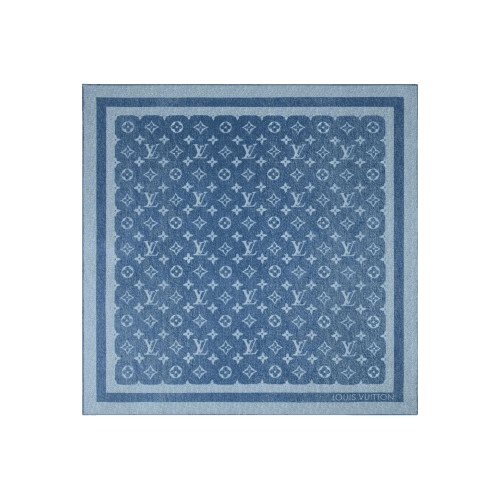 Monogram Silhouette Denim Square 55