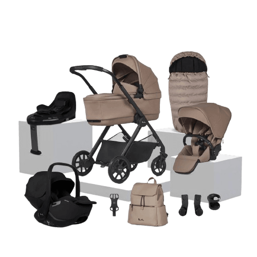 Reef 2 Mocha Travel System Ultimate 360 Infant Carrier Bundle (11 piece)