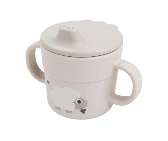Done By Deer Foodie Spout Cup - Tiny Farm Sand