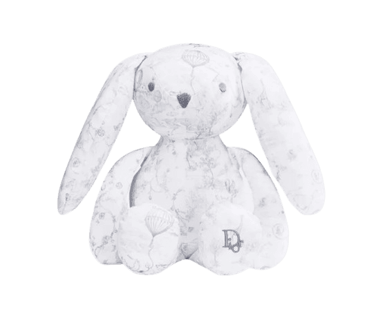 Baby Dior Rabbit Stuffed Toy - Grey
