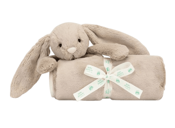 Jellycat Bashful Bunny faux-fur blanket 70cm