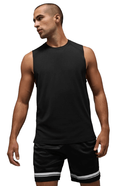 ALO Vapor Muscle Tank-Black