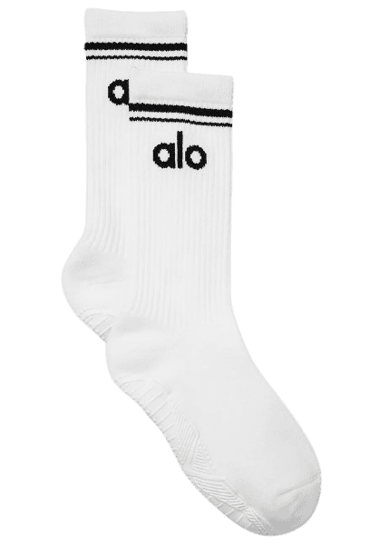 Women's Throwback Barre Sock-White