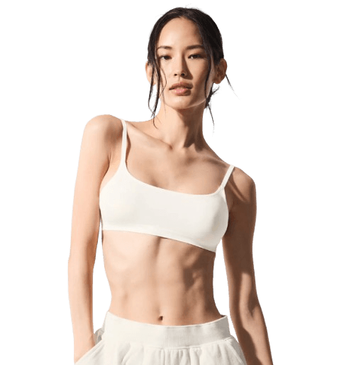 Sheer Glow Bra-Ivory