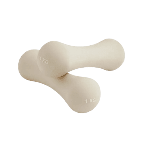 Unio Essentials Pack of 2x1kg Hand Weights - Natural