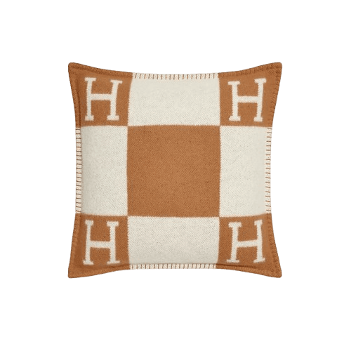 Hermès Avalon Pillow Small Model - Ecru / Camel