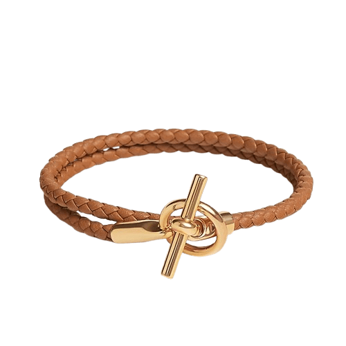Hermès Glenan Double Tour Bracelet Yellow Gold / Gold