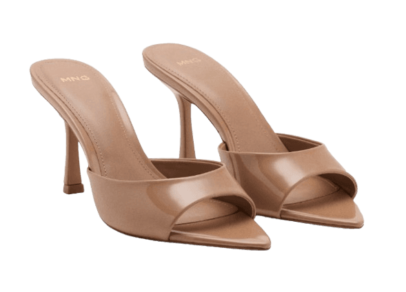Mango Pointed Heel Sandals