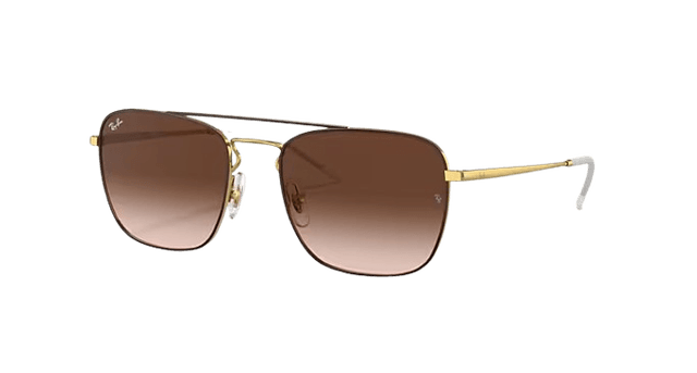 Ray-Ban RB3588 - Polished Brown On Gold