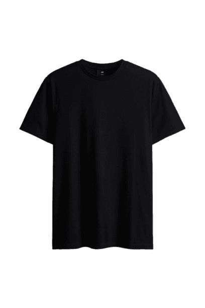 H&M Regular Fit T-shirt - Black