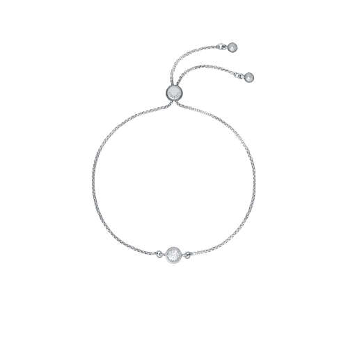 Ted Baker Rhodium Plated Crystal Bracelet