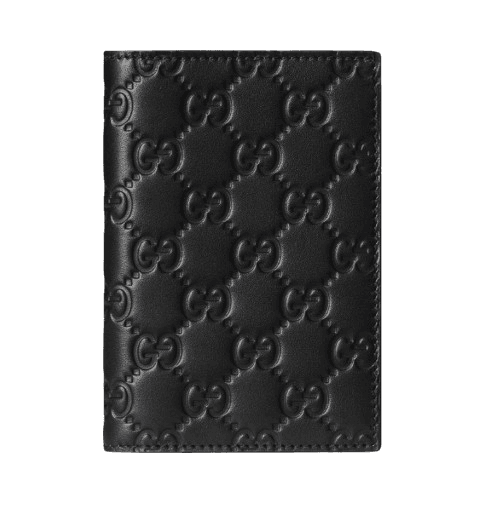 Gucci GG Emblem Passport Case