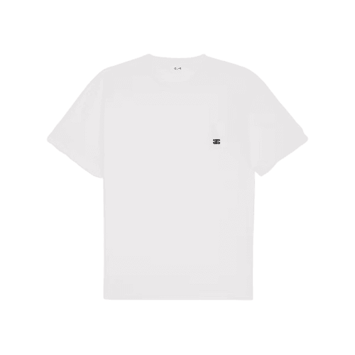 Celine Triomphe Loose T-shirt in cotton jersey - White