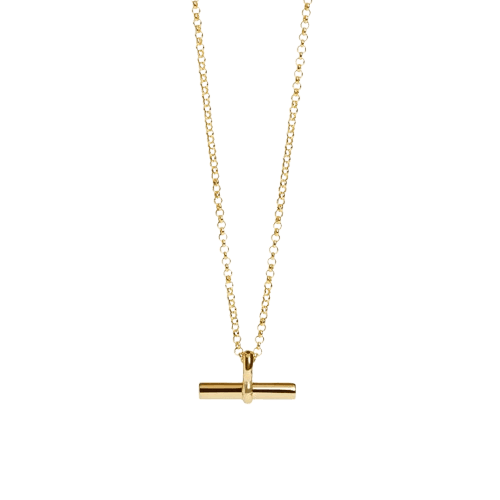 Muru T-Bar Necklace Gold