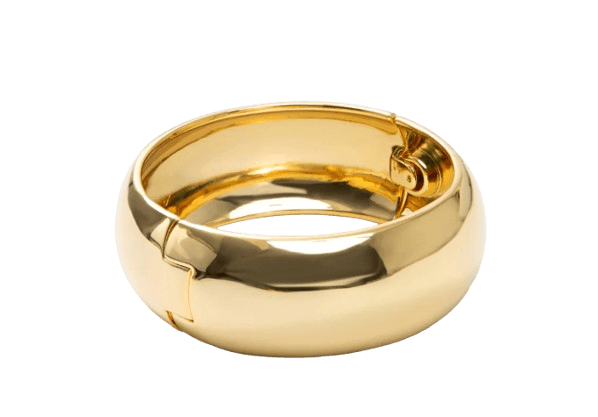 En Route Gold Chunky Bangle