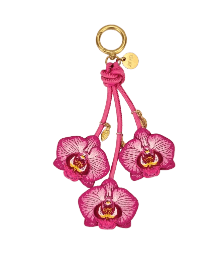 JW PEI Orchid Bag Charm - Pink