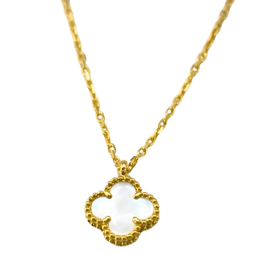 Van Cleef & Arpels Sweet Alhambra Pendant Mother of Pearl 18K Yellow Gold - Preloved