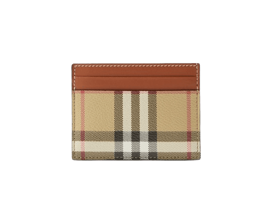 Burberry Check Card Case