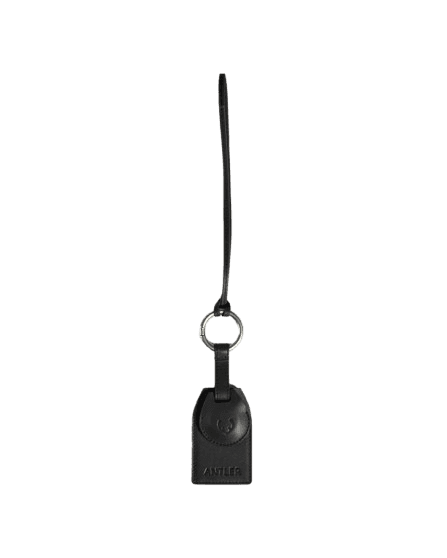 Antler Heritage AirTag Holder & Luggage Tag in Black