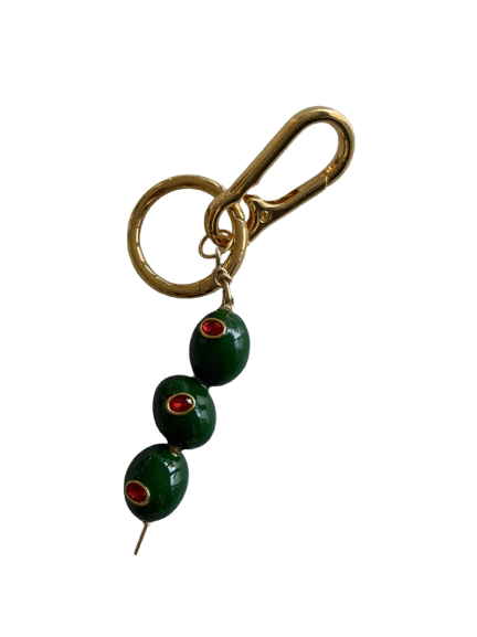 Trio of Olives Bag Charm