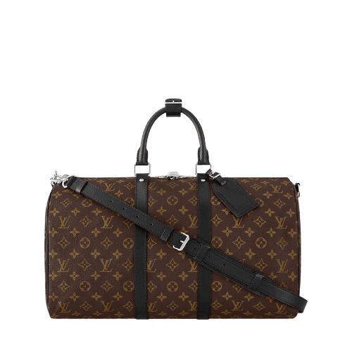 Louis Vuitton Keepall Bandoulière 45 Monogram Macassar Canvas